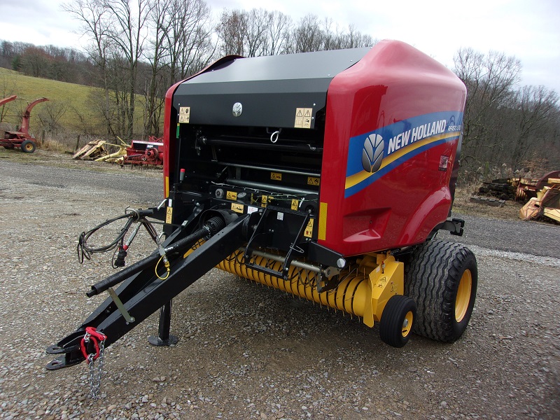 2021 New Holland RF450U round baler in stock at Baker and Sons in Ohio