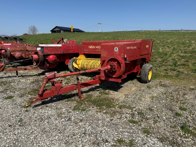 1997 New Holland 565 square baler at Baker & Sons Equipment in Ohio