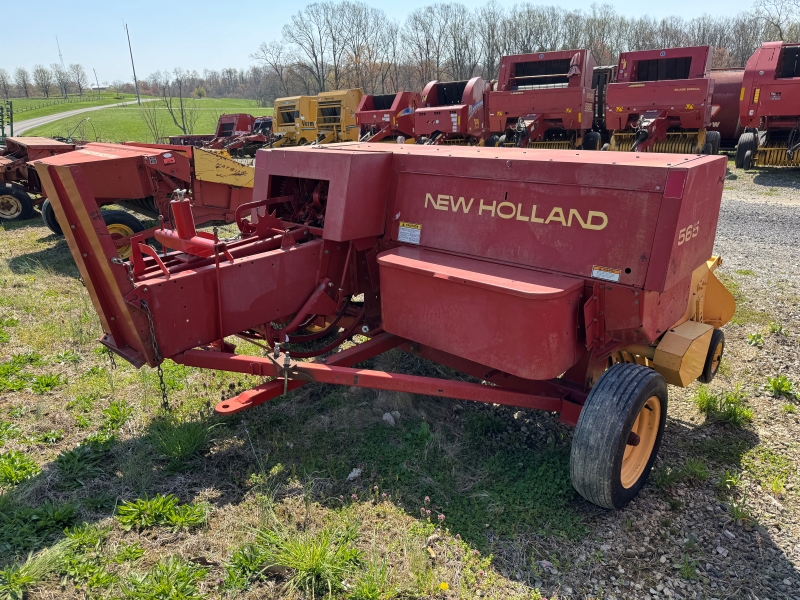 1997 New Holland 565 square baler at Baker & Sons Equipment in Ohio