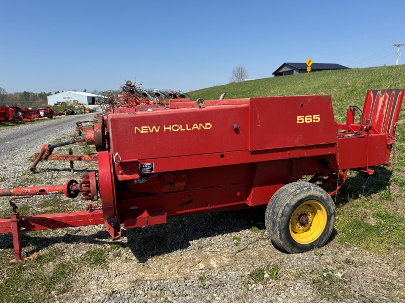 1997 New Holland 565 square baler at Baker & Sons Equipment in Ohio