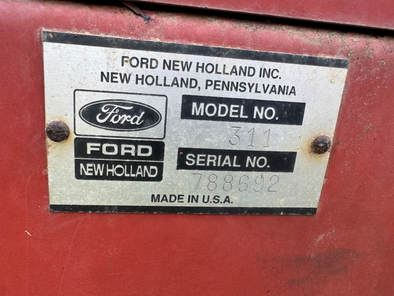 Used New Holland 311 square baler at Baker & Sons Equipment in Ohio