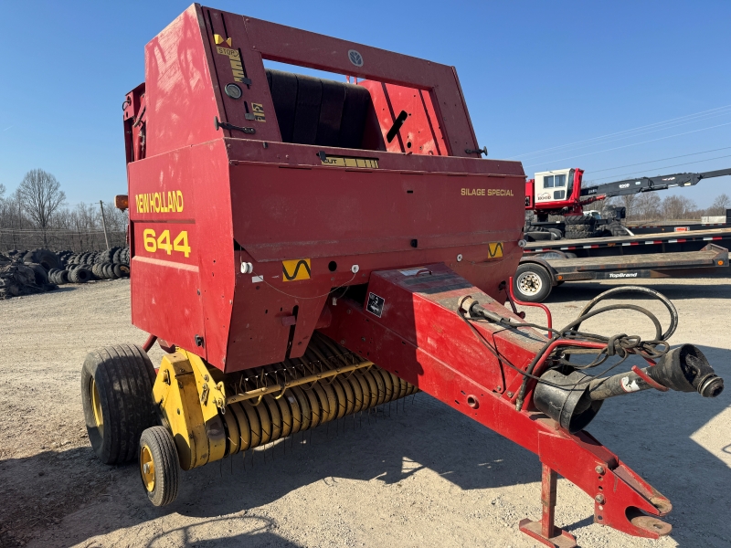 1997 New Holland 644 round baler at Baker & Sons Equipment in Ohio
