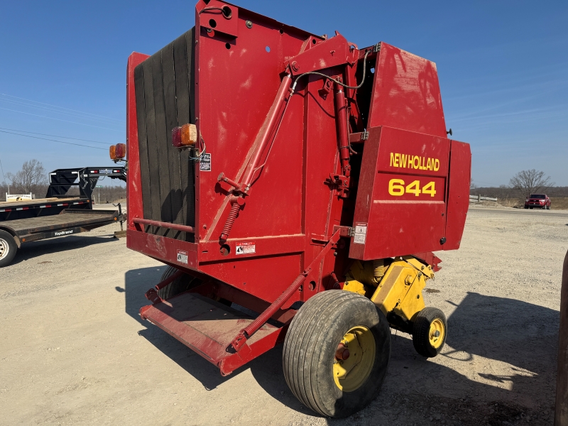 1997 New Holland 644 round baler at Baker & Sons Equipment in Ohio
