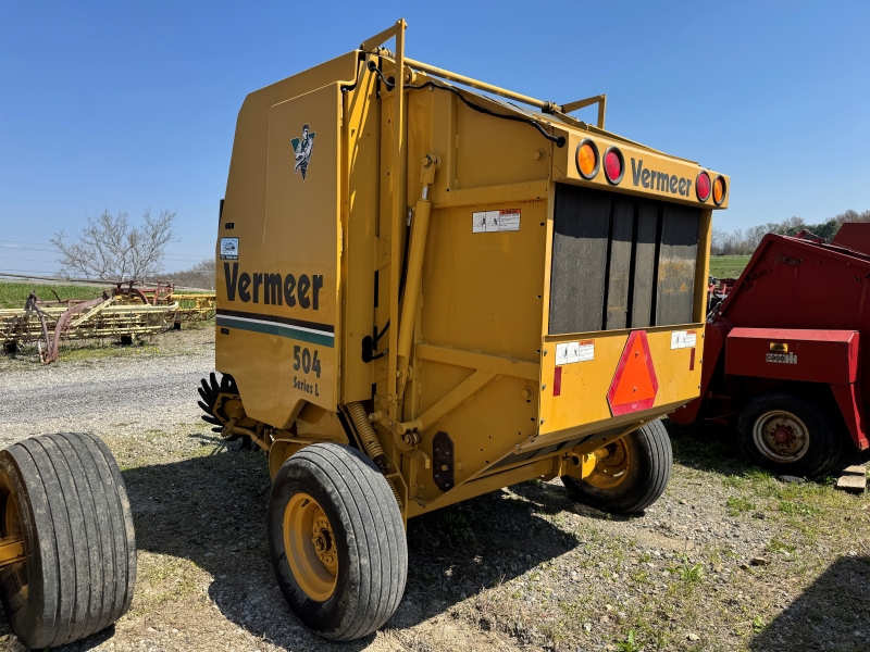 Used Vermeer 504L round baler in stock at Baker and Sons in Ohio