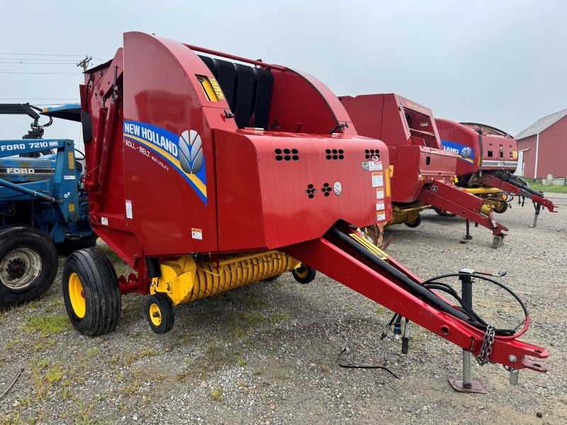 2018 New Holland RB450U round baler at Baker and Sons Equipment in Ohio