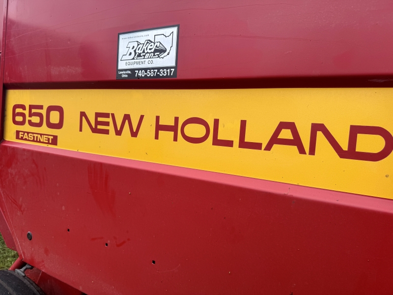 1995 New Holland 650 round baler at Baker & Sons Equipment in Ohio
