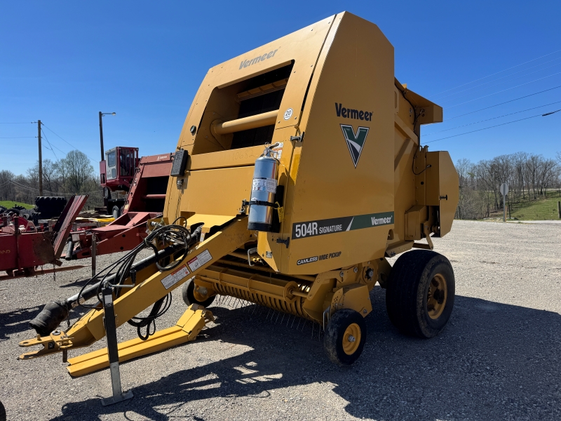 2022 Vermeer 504R round baler for sale at Baker & Sons Equipment in Ohio