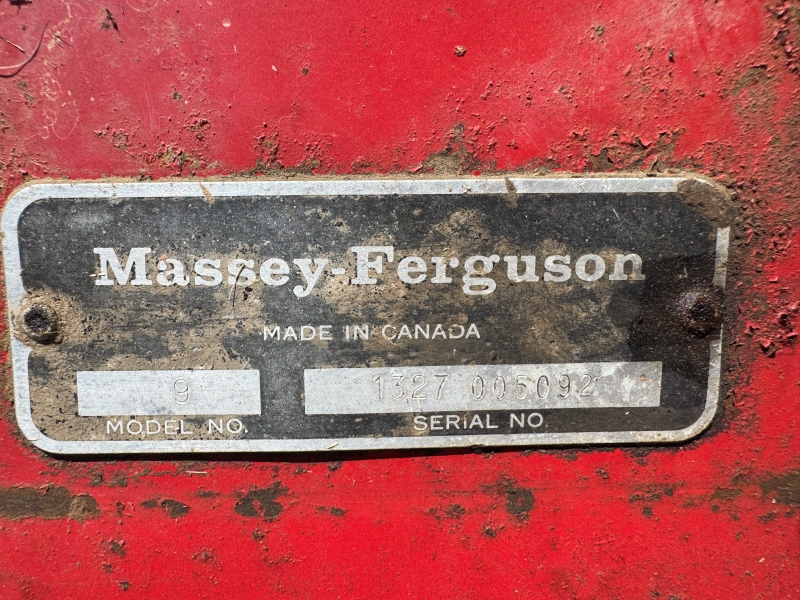 1967 Massey Ferguson 9 square baler at Baker & Sons Equipment in Ohio