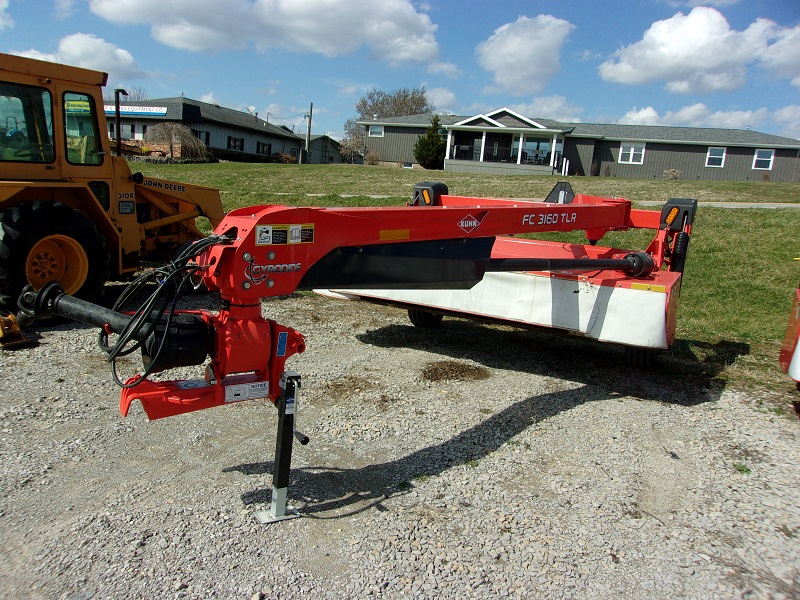 2016 Kuhn FC3160TLR disc mower conditioner for sale at Baker & Sons Equipment in Ohio