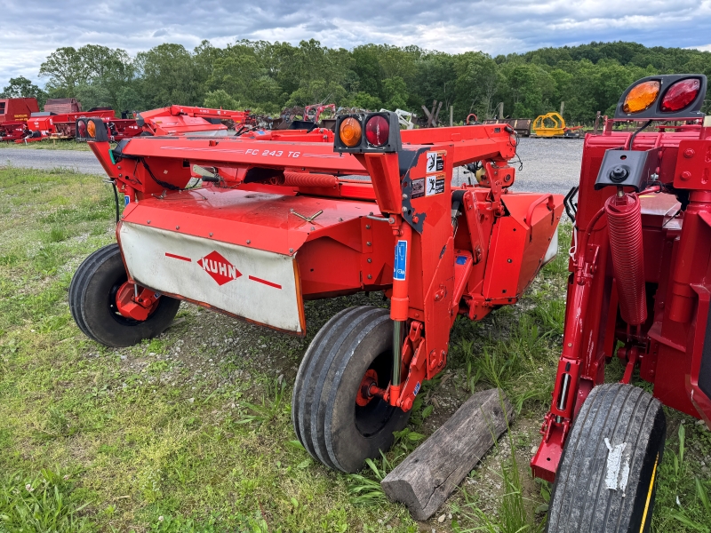 Used Kuhn FC243TG disc mower conditioner for sale at Baker & Sons Equipment in Ohio