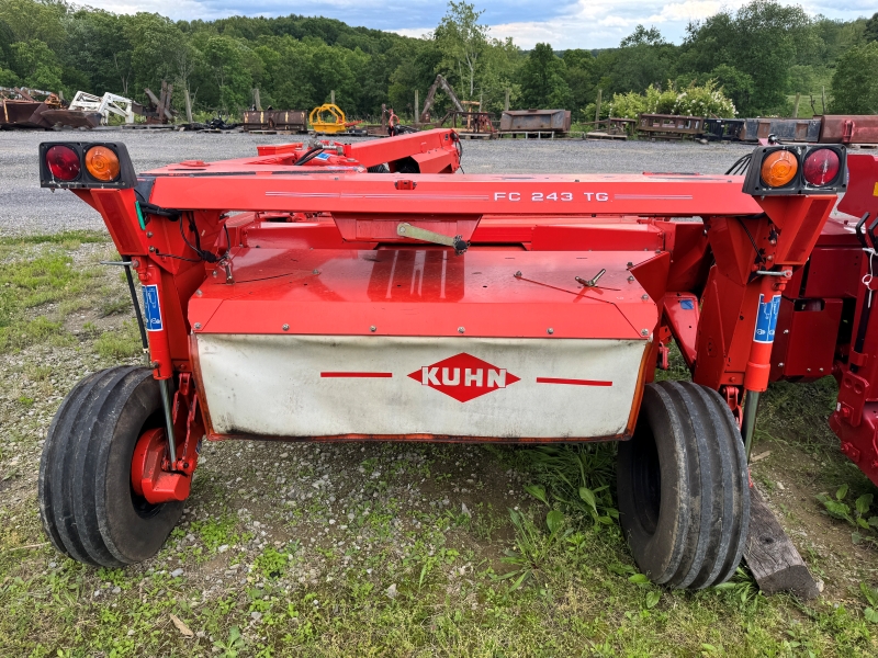 Used Kuhn FC243TG disc mower conditioner for sale at Baker & Sons Equipment in Ohio