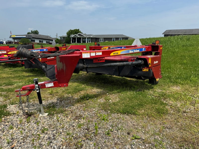 2015 New Holland H7330 disc mower conditioner for sale at Baker and Sons in Ohio