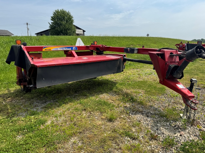 2015 New Holland H7330 disc mower conditioner for sale at Baker and Sons in Ohio