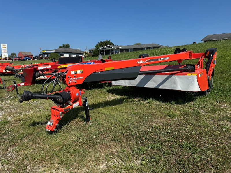 2022 Kuhn FC3161TLD disc mower conditioner in stock at Baker and Sons in ohio