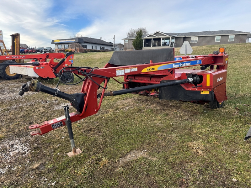 2012 New Holland H7320 disc mower conditioner for sale at Baker and Sons in Ohio