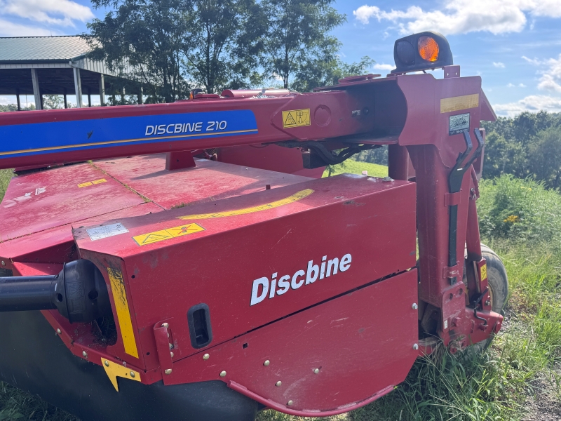 2022 New Holland 210R disc mower conditioner for sale at Baker and Sons in Ohio