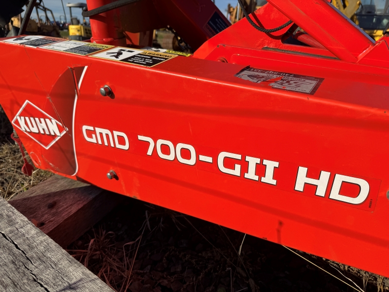 2014 Kuhn GMD700GII HD disc mower for sale at Baker and Sons in Ohio