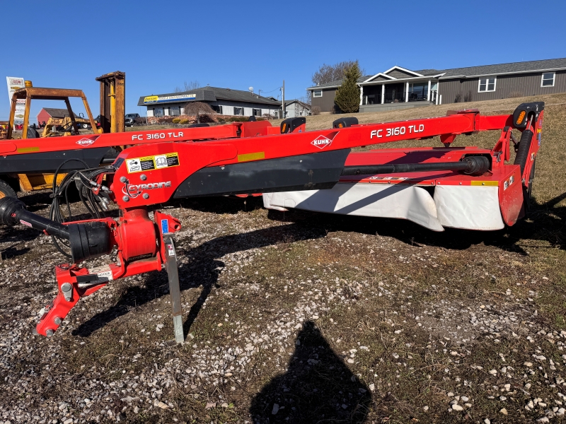 Used Kuhn FC3160TLD disc mower conditioner for sale at Baker and Sons in Ohio
