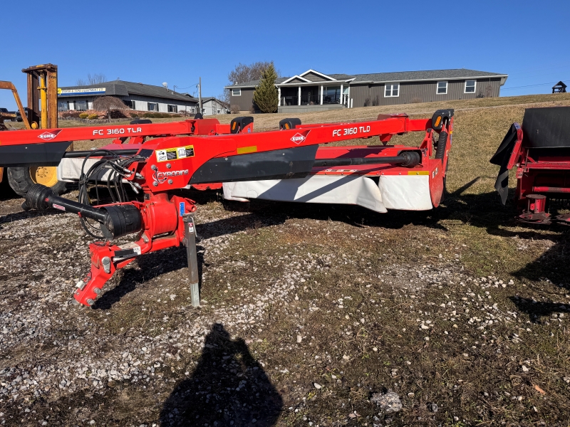 Used Kuhn FC3160TLD disc mower conditioner for sale at Baker and Sons in Ohio