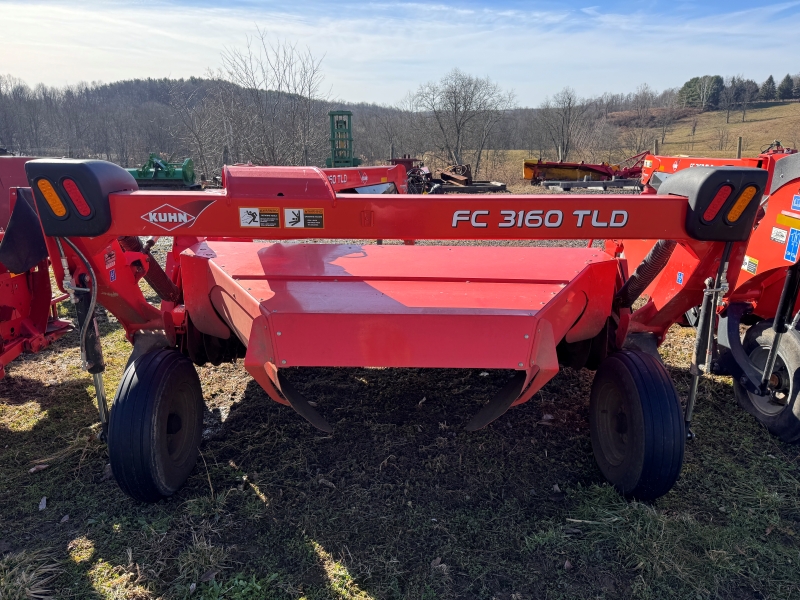 Used Kuhn FC3160TLD disc mower conditioner for sale at Baker and Sons in Ohio