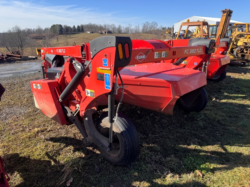 Used Kuhn FC3160TLD disc mower conditioner for sale at Baker and Sons in Ohio