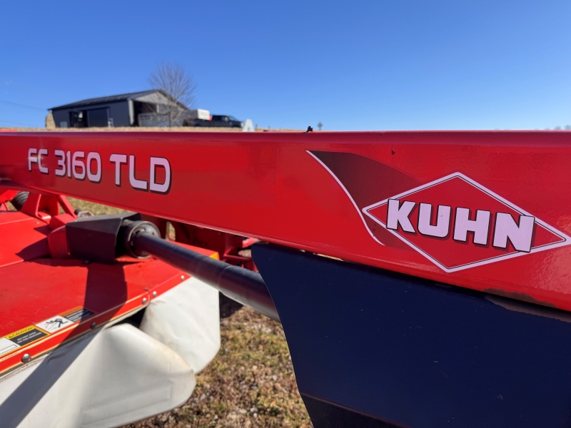 Used Kuhn FC3160TLD disc mower conditioner for sale at Baker and Sons in Ohio