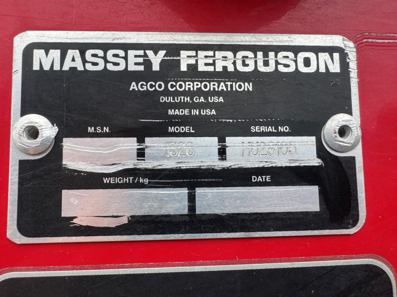2009 Massey Ferguson 1326 disc mower for sale at Baker & Sons Equipment in Ohio