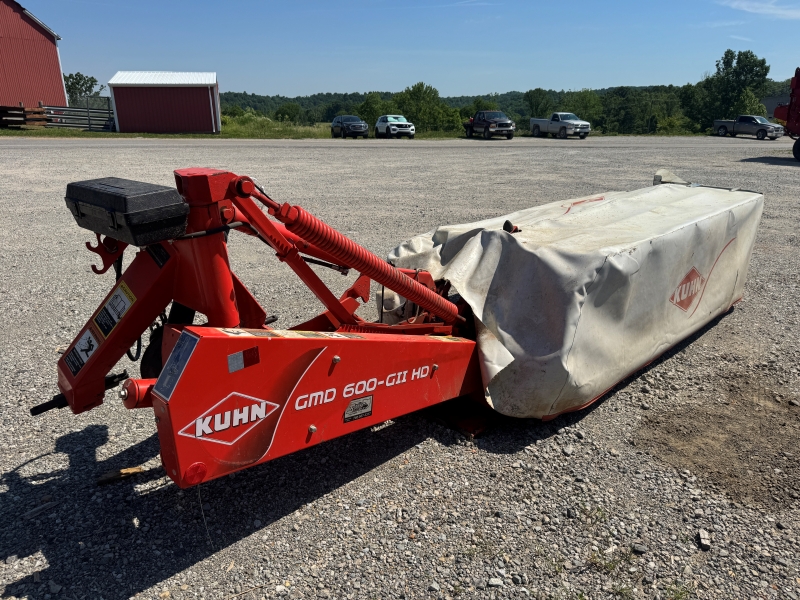 2012 Kuhn GMD600GIIHD disc mower for sale at Baker & Sons Equipment in Ohio