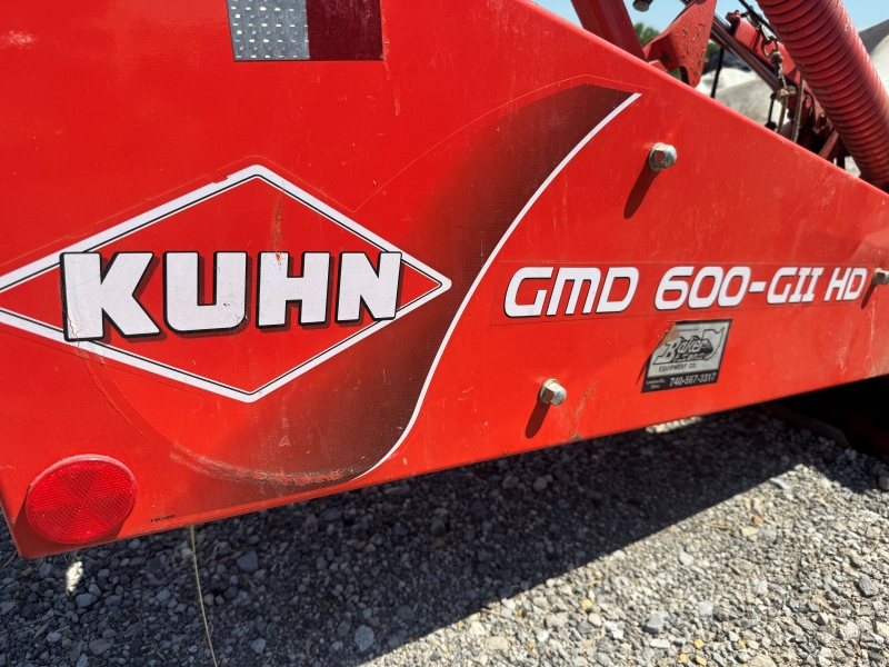 2012 Kuhn GMD600GIIHD disc mower for sale at Baker & Sons Equipment in Ohio