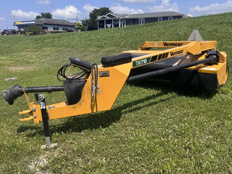 2023 Vermeer TM710 disc mower for sale at Baker and Sons in Ohio