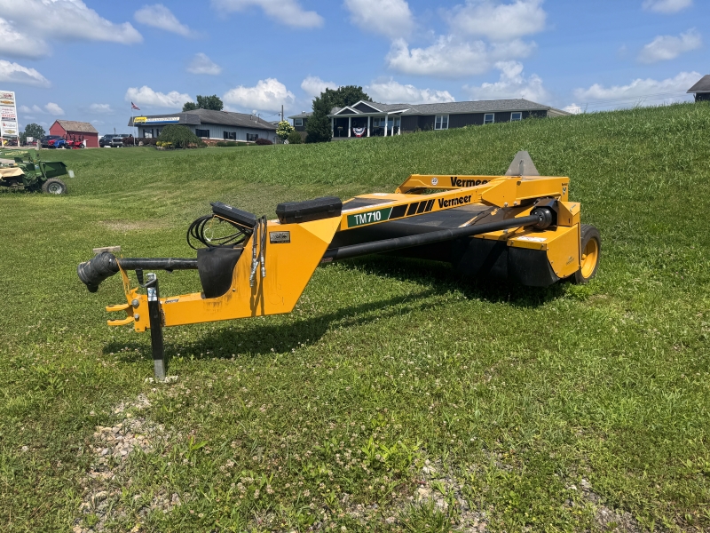2023 Vermeer TM710 disc mower for sale at Baker and Sons in Ohio