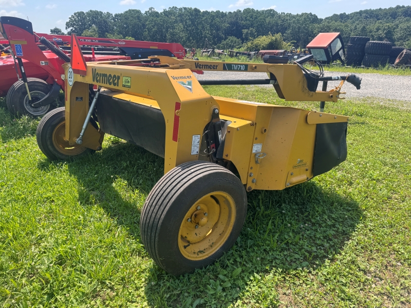 2023 Vermeer TM710 disc mower for sale at Baker and Sons in Ohio