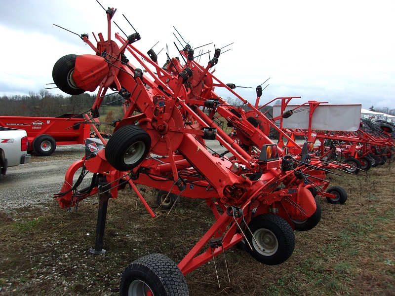 used kuhn gf8702tgii tedder for sale at baker & sons equipment in ohio