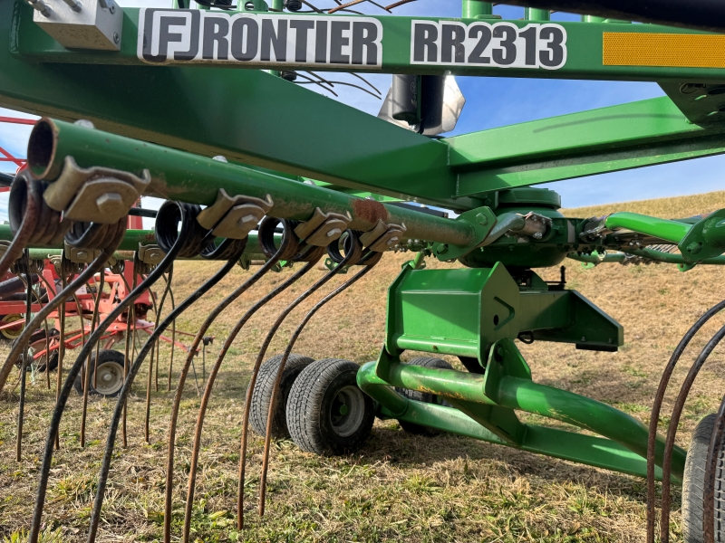 Used Frontier RR2313 rotary rake in stock at Baker and Sons Equipment in Ohio