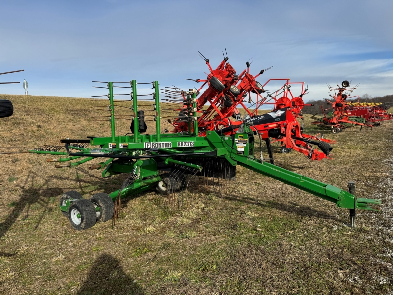 Used Frontier RR2313 rotary rake in stock at Baker and Sons Equipment in Ohio