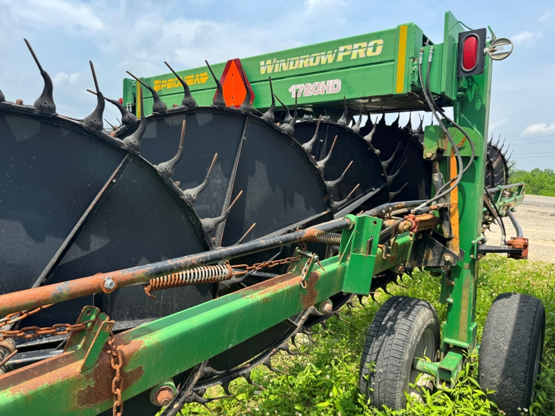 Used Pequea 1720HD rake in stock at Baker and Sons Equipment in Ohio