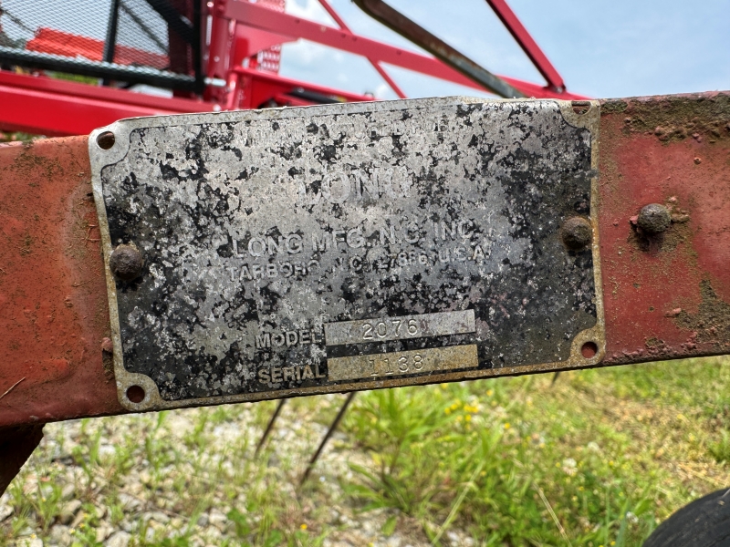 Used Long 2076 tedder in stock at Baker & Sons Equipment in Ohio