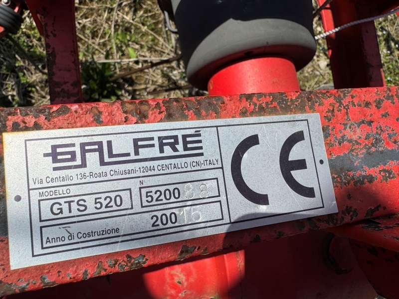2015 Galfre GTS520 tedder in stock at Baker & Sons Equipment in Ohio