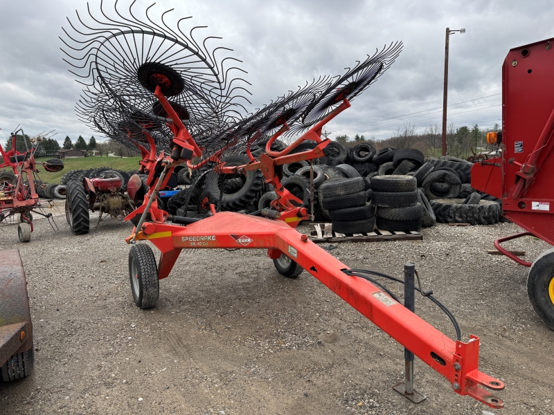 Used Kuhn SR110GII rake for sale at Baker & Sons Equipment in Ohio
