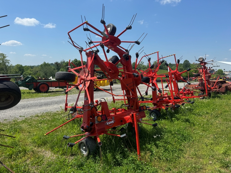 2021 Kuhn GF7802THA tedder at Baker & Sons Equipment in Ohio