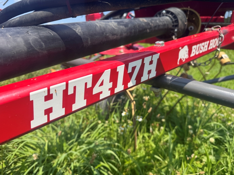 Used Bush Hog HT417H tedder in stock at Baker & Sons Equipment in Ohio