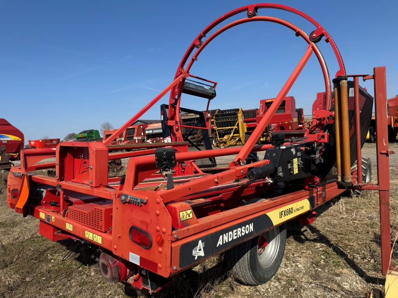 2015 Anderson IFX660 bale wrapper at Baker & Sons Equipment in Ohio