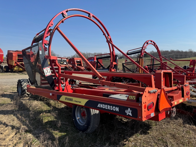2015 Anderson IFX660 bale wrapper at Baker & Sons Equipment in Ohio