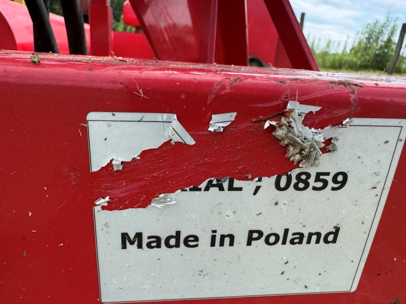 Used Shenandoah 3pt bale wrapper at Baker and Sons in Ohio