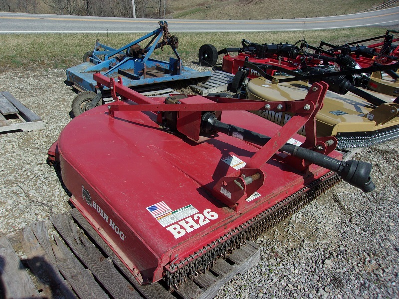 used bush hog bh26-2 rotary mower for sale at baker & sons equipment in ohio