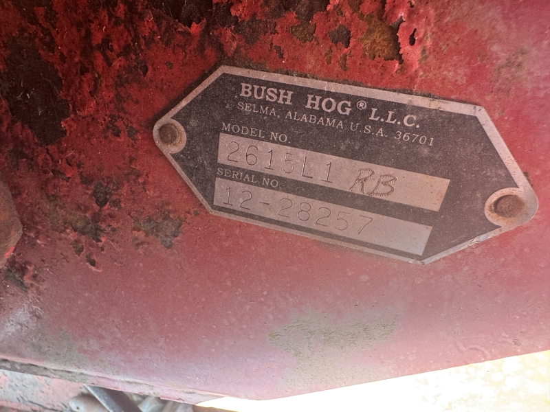 Used Bush Hog 2615 rotary mower for sale at Baker & Sons in Ohio