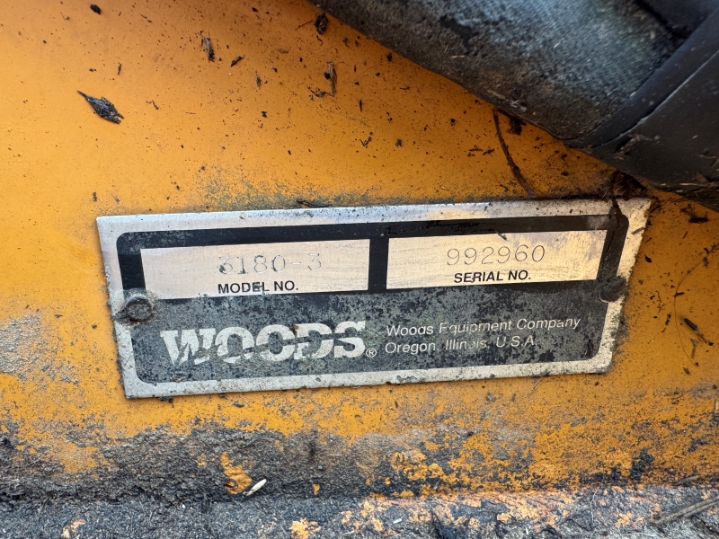 Used Woods 3180 rotary mower for sale at Baker & Sons in Ohio