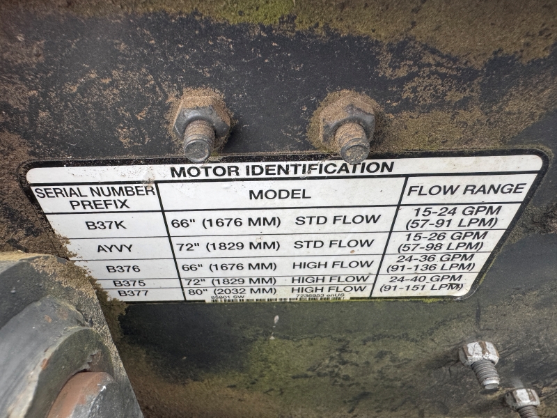 2019 Bobcat 72 skid steer rotary mower for sale at Baker & Sons in Ohio