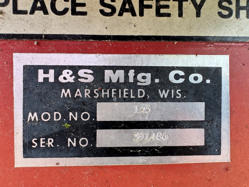 Used H&S 125 manure spreader at Baker & Sons Equipment in Ohio