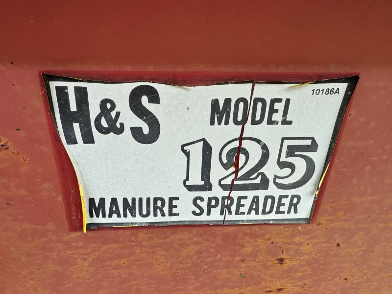 Used H&S 125 manure spreader at Baker & Sons Equipment in Ohio